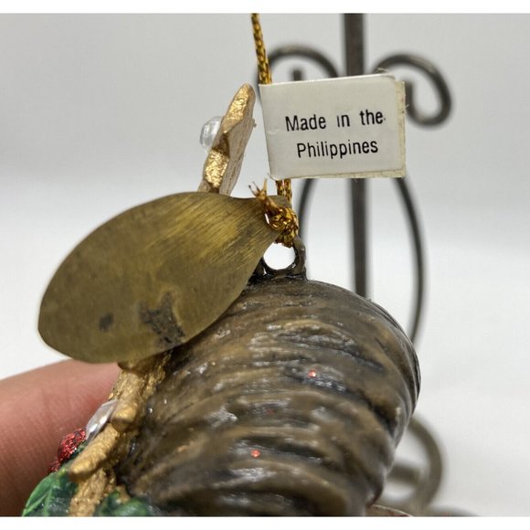 Katherine's Collection red fish lips ornament Christmas tree gold crown glitter - Picture 9 of 13